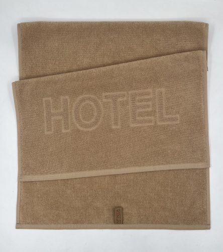 Infiniza hotel logós törölköző szett - Beige - 70x140 és 50x100 cm